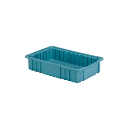 Lewisbins LEWISBins Divider Box NDC2035 16-1/2 x 10-7/8 x 3-1/2, Light Blue, PK8 NDC2035  Lt Blue